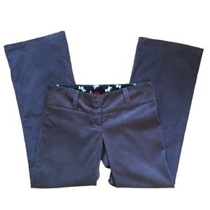 New NWOT Vintage Y2K Super Low Rise Scottie Dog Gray Corduroy Boot Leg Pants